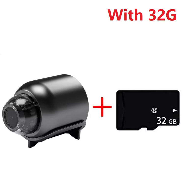 Stealthguard X5 Mini: Smart Wifi Camera with Sound Detection & App Control