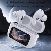 LED Display Noise-Canceling Bluetooth Earbuds