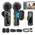 2-Pack Wireless Lavalier Clip-On Microphones
