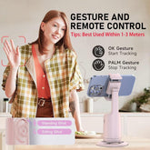 360° Auto Face Tracking Gimbal Stabilizer for Phones, Vlogging & Video Recording