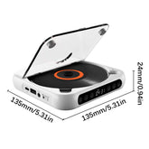 Spinwave™ Portable CD & Bluetooth Music Player – Classic Sound Meets Modern Freedom