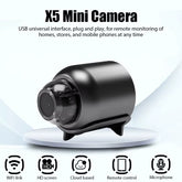 Stealthguard X5 Mini: Smart Wifi Camera with Sound Detection & App Control