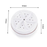 Turboclean™ Mini Washer: Usb-Powered Ultrasonic Laundry Solution for Home & Travel