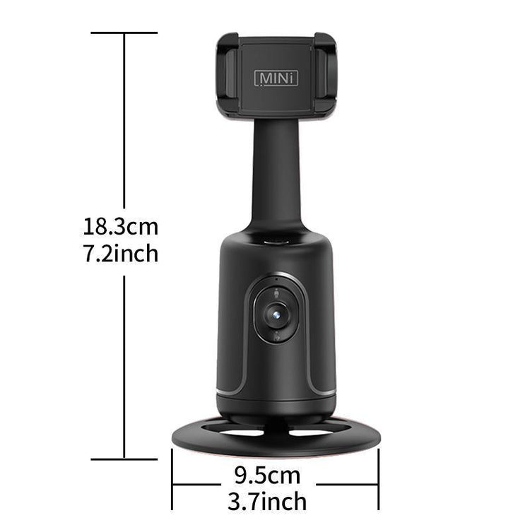 360° Auto Face Tracking Gimbal Stabilizer for Phones, Vlogging & Video Recording