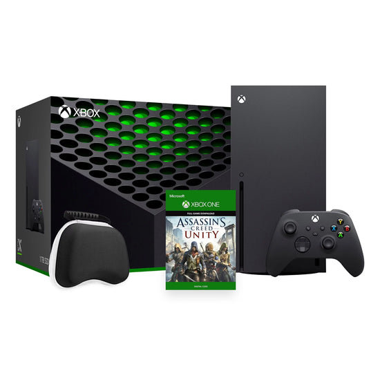 2023  Series X Bundle - 1TB SSD Black Flagship  Console and Wireless Controller with Assassin&