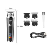 Zeroblade™ Pro: Cordless 7000RPM Hair Trimmer with LCD Display