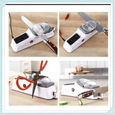 Electric Knife & Scissor Sharpener – Fast, Safe, and Effortless Precision
