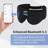 Dreamtune 3D: Bluetooth Sleep Mask with Wireless Headset & Adjustable Eye Cover
