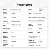 Aquabeat Mini: Waterproof LED Bluetooth Speaker with Powerful Sound & Suction Cup Mount